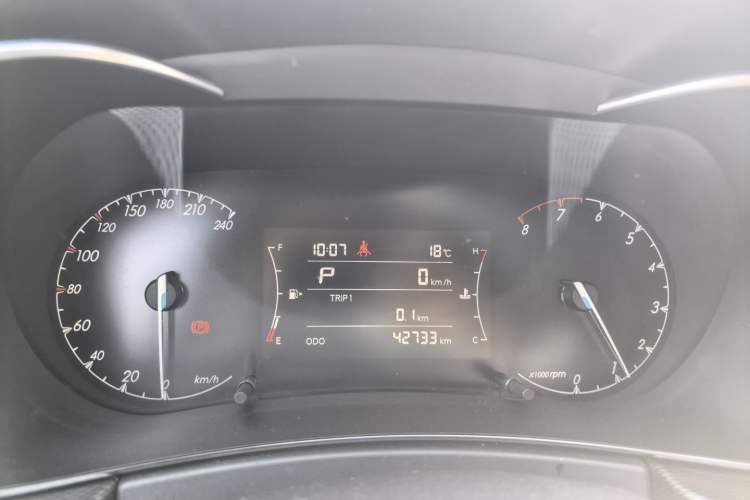 Used BAIC Beijing X5 2019 1.5T CVT Elite Version China VI Odometer Close Up