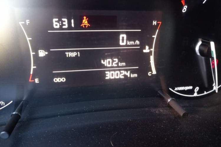 Used BAIC Beijing X5 2019 1.5T Manual Advance Edition China VI Odometer Close Up