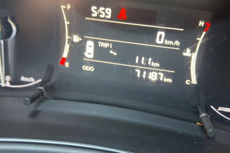 Used BAIC Beijing X5 2019 1.5T Manual Advance Edition China VI Odometer Close Up