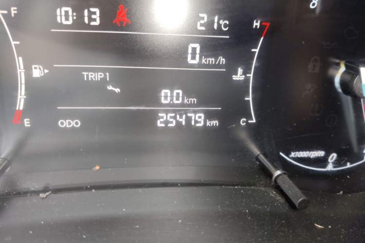 Used BAIC Beijing X5 2019 1.5T Manual Elite Edition China VI Odometer Close Up