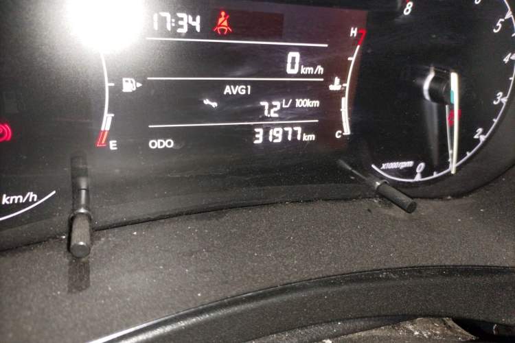 Used BAIC Beijing X5 2019 1.5T Manual Advance Edition China VI Odometer Close Up