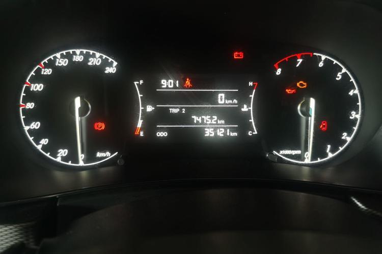 Used BAIC Beijing X5 2019 1.5T Manual Advance Edition China VI Odometer Close Up