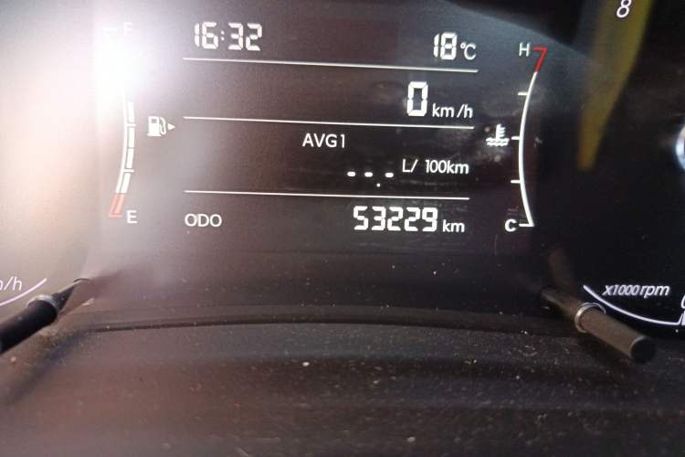 Used BAIC Beijing X5 2020 1.5T Manual Advance Edition China VI Odometer Close Up