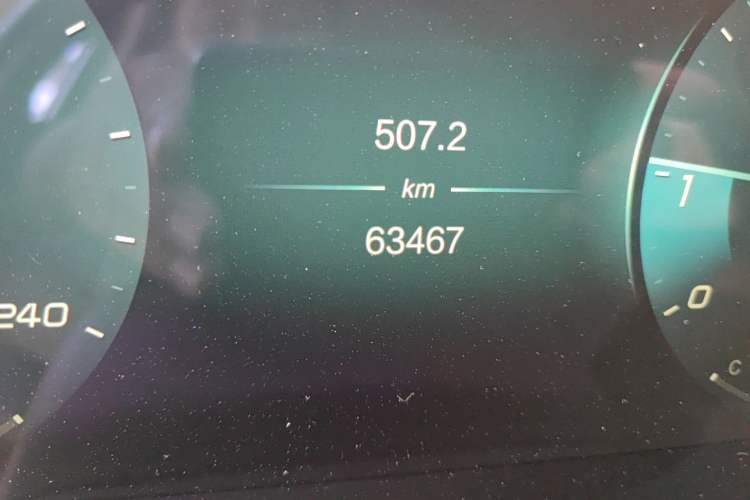Used BAIC Beijing X7 2020 1.5TD DCT Trendy Edition Odometer Close Up