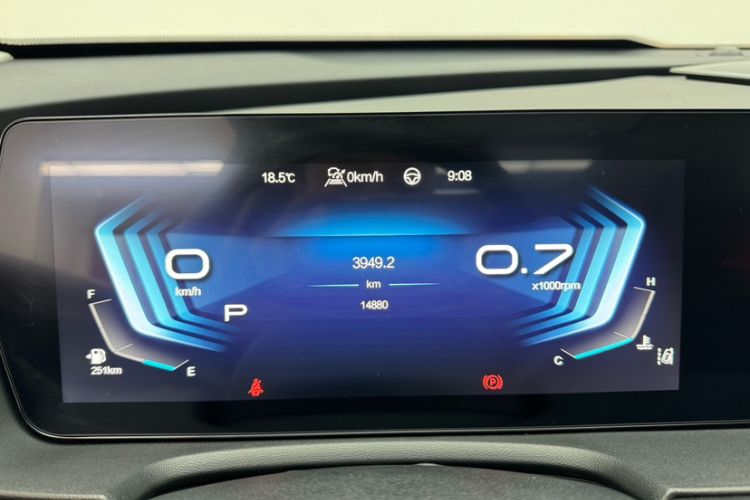 Used BAIC Beijing X7 2023 1.5TD DCT Super Enjoyment+ Version Odometer Close Up