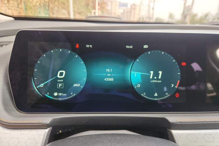 Used BAIC Beijing X7 2020 1.5TD DCT Leading Edition Instrument Cluster