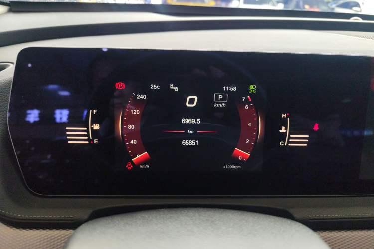 Used BAIC Beijing X7 2020 1.5TD DCT ZhiShang Edition Instrument Cluster