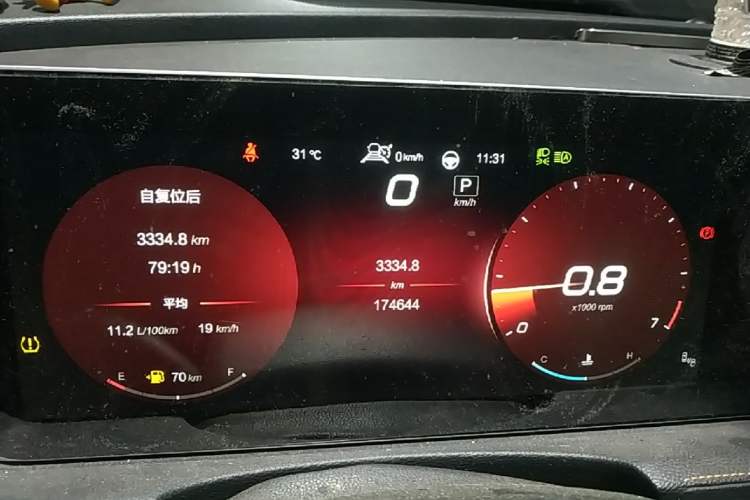 Used BAIC Beijing X7 2020 1.5TD DCT Leading Edition Instrument Cluster