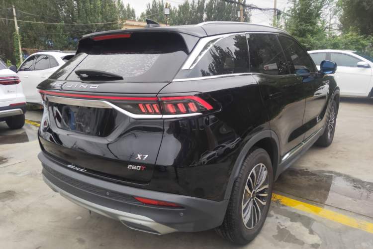 Used BAIC Beijing X7 2020 1.5TD DCT ZhiShang Edition Rear Right 45 Deg