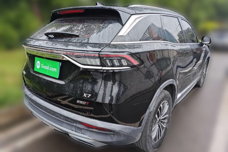 Used BAIC Beijing X7 2020 1.5TD DCT ZhiShang Edition Rear Right 45 Deg