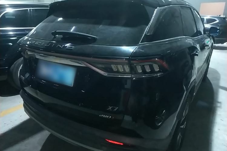 Used BAIC Beijing X7 2020 1.5TD DCT Leading Edition Rear Right 45 Deg