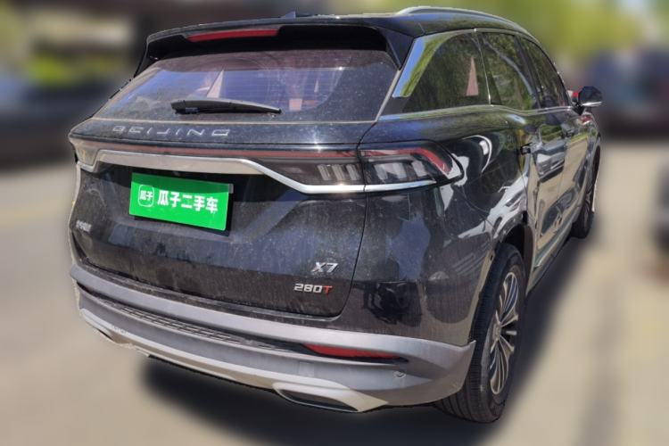 Used BAIC Beijing X7 2020 1.5TD DCT ZhiShang Edition Rear Right 45 Deg