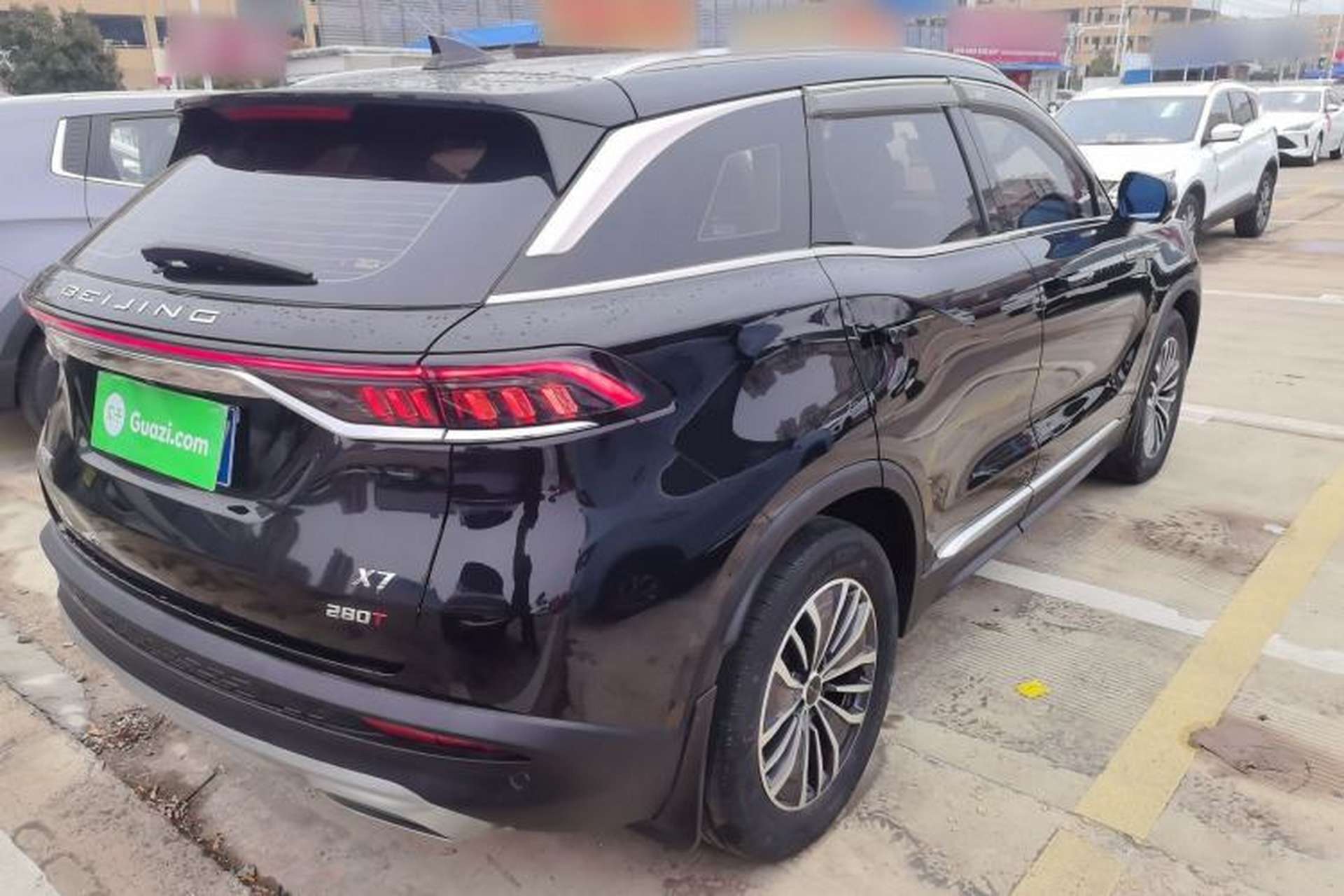 Used BAIC Beijing X7 2020 1.5TD DCT ZhiShang Edition Rear Right 45 Deg