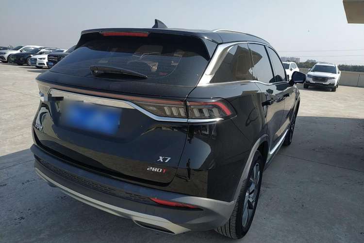 Used BAIC Beijing X7 2020 1.5TD DCT Trendy Edition Rear Right 45 Deg