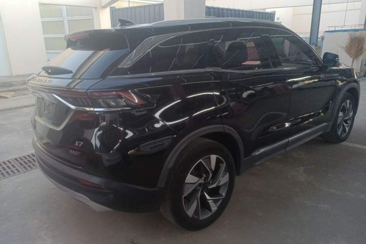 Used BAIC Beijing X7 2020 1.5TD DCT Trendy Edition Rear Right 45 Deg