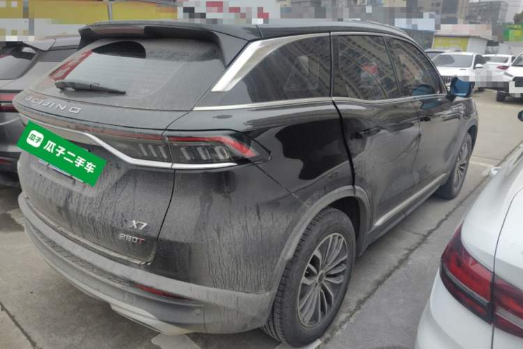 Used BAIC Beijing X7 2020 1.5TD DCT ZhiShang Edition Rear Right 45 Deg