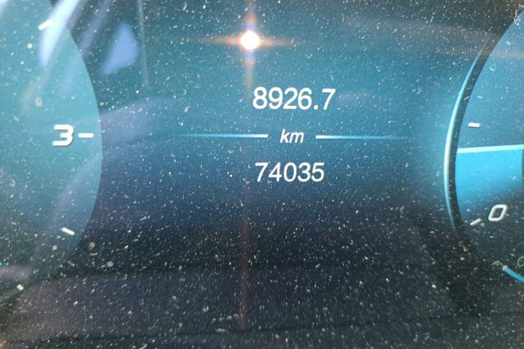 Used BAIC Beijing X7 2020 1.5TD DCT Trendy Edition Odometer Close Up