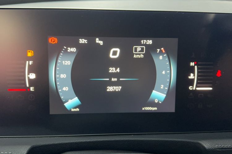 Used BAIC Beijing X7 2020 1.5TD DCT ZhiShang Edition Odometer Close Up