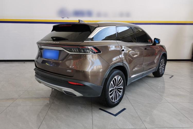 Used BAIC Beijing X7 2020 1.5TD DCT ZhiShang Edition Rear Right 45 Deg