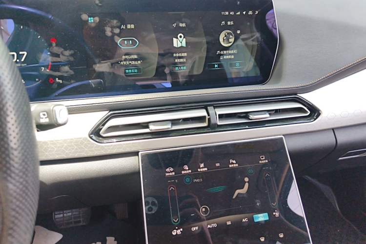 Used BAIC Beijing X7 2020 1.5TD DCT Leading Edition Audio And AC Panel