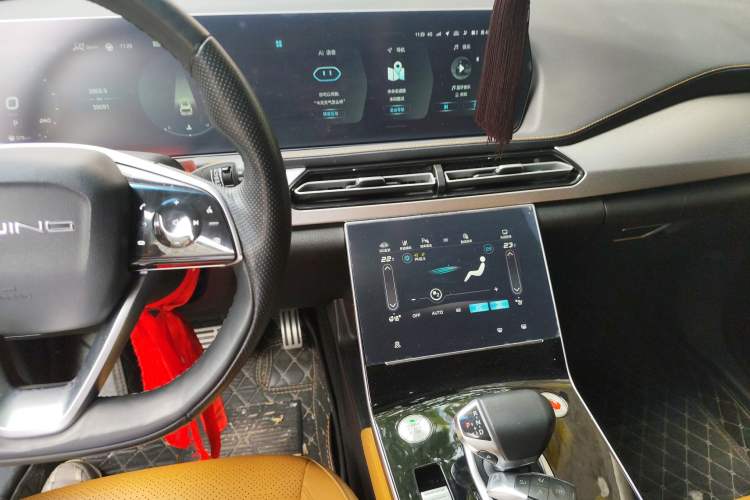 Used BAIC Beijing X7 2020 1.5TD DCT Leading Edition Audio And AC Panel