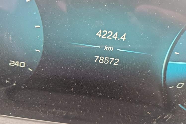 Used BAIC Beijing X7 2020 1.5TD DCT Trendy Edition Odometer Close Up