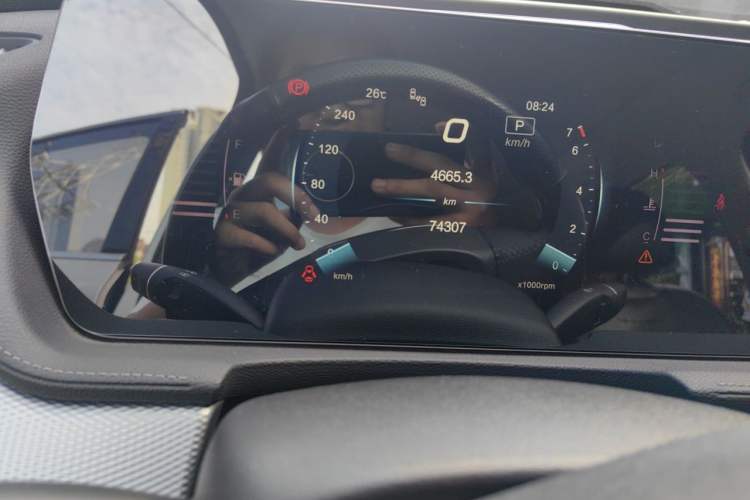 Used BAIC Beijing X7 2020 1.5TD DCT ZhiShang Edition Odometer Close Up