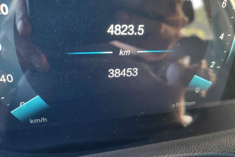 Used BAIC Beijing X7 2020 1.5TD DCT ZhiShang Edition Odometer Close Up