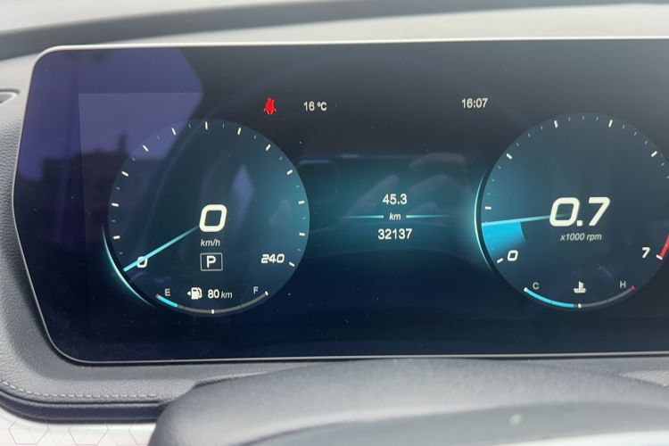 Used BAIC Beijing X7 2020 1.5TD DCT Trendy Edition Odometer Close Up