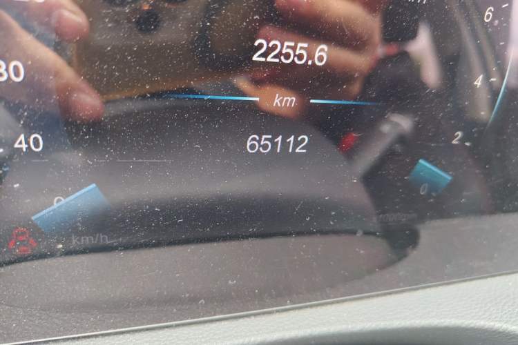 Used BAIC Beijing X7 2020 1.5TD DCT ZhiShang Edition Odometer Close Up