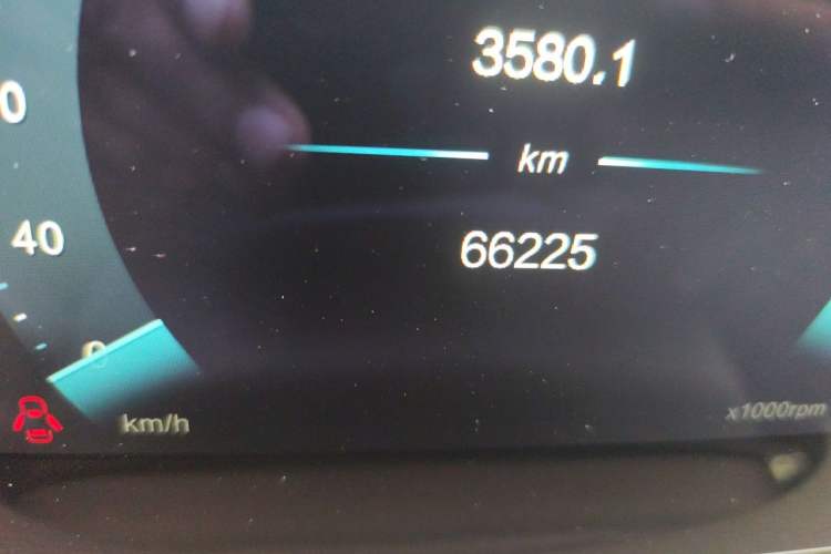 Used BAIC Beijing X7 2020 1.5TD DCT ZhiShang Edition Odometer Close Up