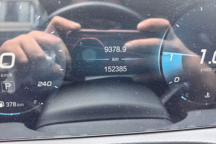 Used BAIC Beijing X7 2020 1.5TD DCT Leading Edition Odometer Close Up