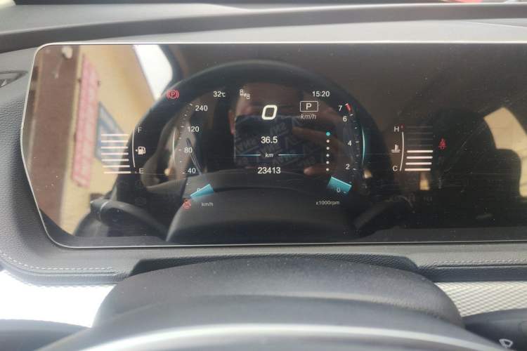 Used BAIC Beijing X7 2020 1.5TD DCT ZhiShang Edition Odometer Close Up