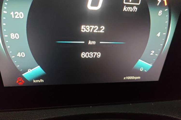 Used BAIC Beijing X7 2020 1.5TD DCT ZhiShang Edition Odometer Close Up