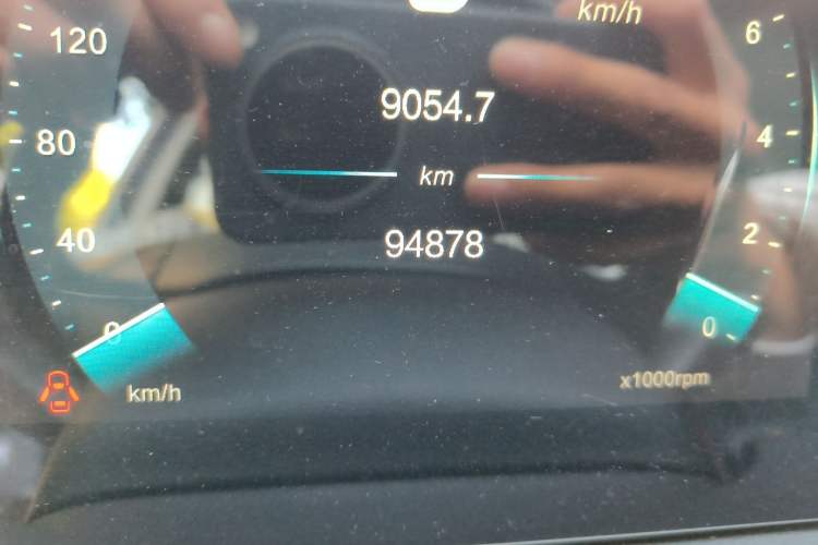 Used BAIC Beijing X7 2020 1.5TD DCT ZhiShang Edition Odometer Close Up