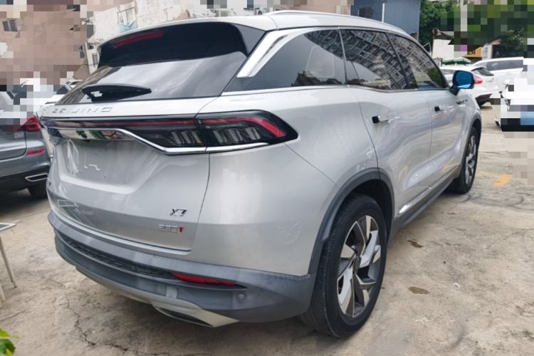 Used BAIC Beijing X7 2020 1.5TD DCT Trendy Edition Rear Right 45 Deg