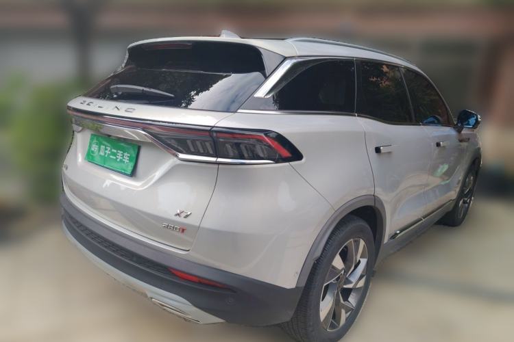 Used BAIC Beijing X7 2020 1.5TD DCT Leading Edition Rear Right 45 Deg