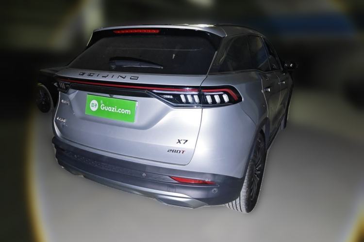 Used BAIC Beijing X7 2020 1.5TD DCT ZhiShang Edition Rear Right 45 Deg