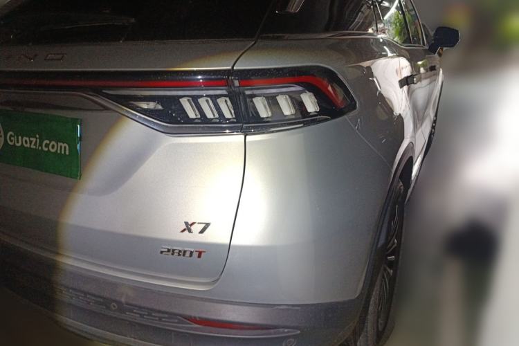 Used BAIC Beijing X7 2020 1.5TD DCT ZhiShang Edition Rear Right 45 Deg