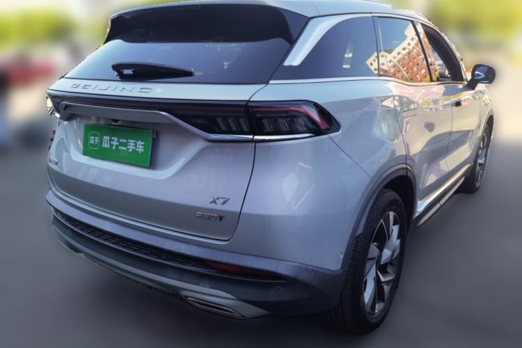 Used BAIC Beijing X7 2020 1.5TD DCT Leading Edition Rear Right 45 Deg