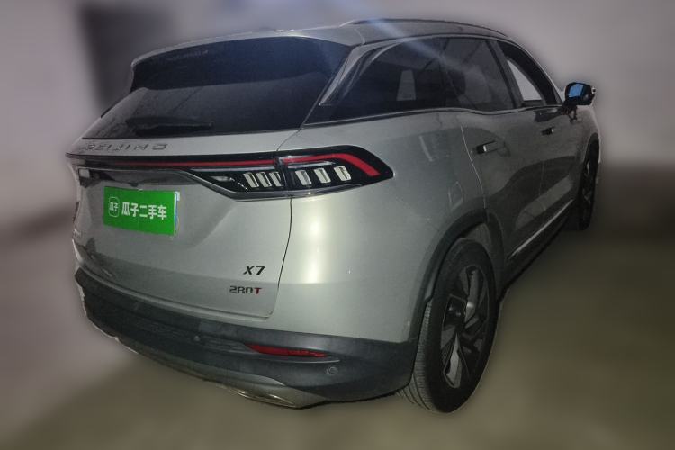 Used BAIC Beijing X7 2020 1.5TD DCT Leading Edition Rear Right 45 Deg