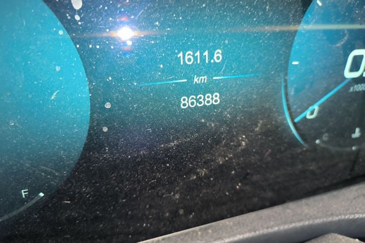 Used BAIC Beijing X7 2020 1.5TD DCT Leading Edition Odometer Close Up