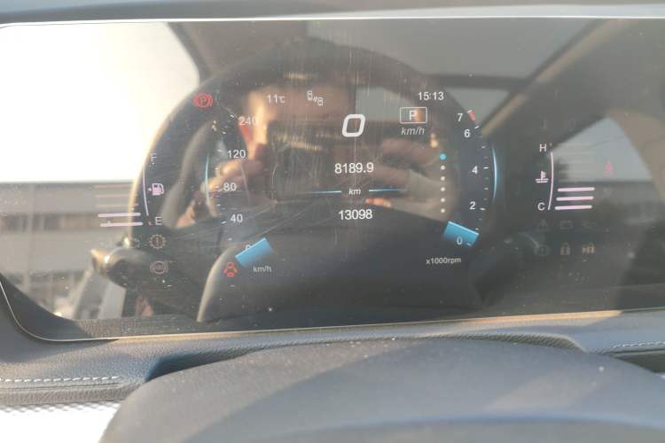 Used BAIC Beijing X7 2020 1.5TD DCT New Year Limited Edition Odometer Close Up