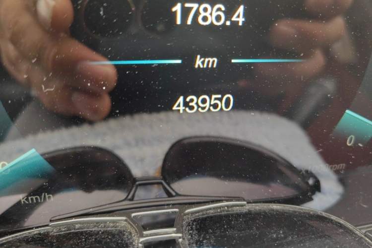Used BAIC Beijing X7 2020 1.5TD DCT ZhiShang Edition Odometer Close Up