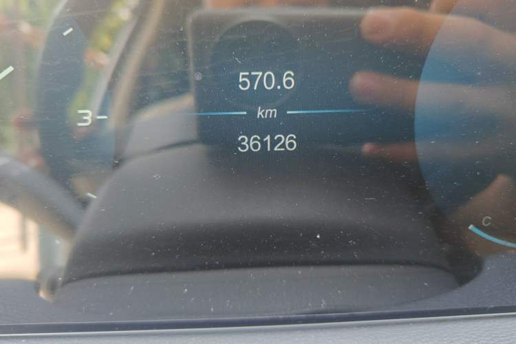 Used BAIC Beijing X7 2020 1.5TD DCT Leading Edition Odometer Close Up