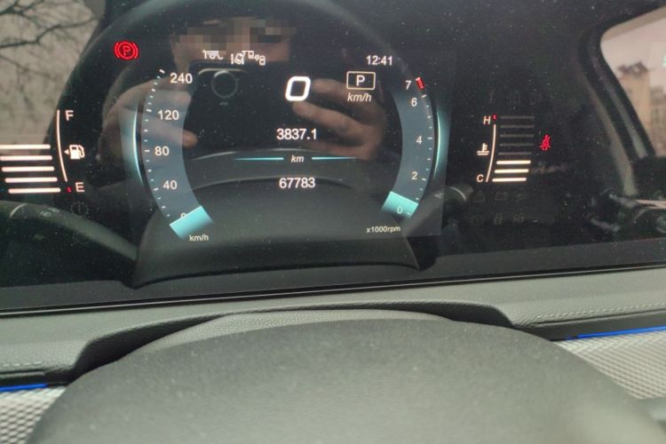 Used BAIC Beijing X7 2020 1.5TD DCT ZhiShang Edition Odometer Close Up