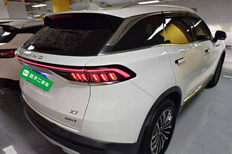 Used BAIC Beijing X7 2020 1.5TD DCT ZhiShang Edition Rear Right 45 Deg