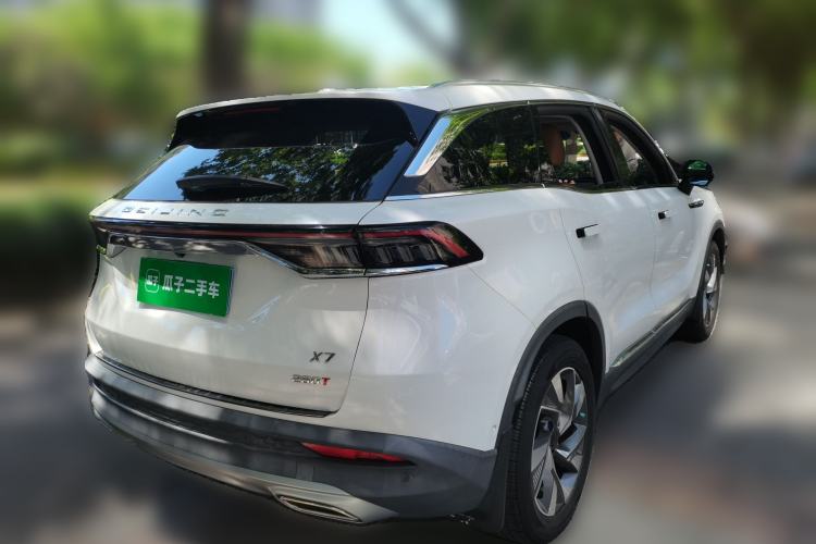 Used BAIC Beijing X7 2020 1.5TD DCT Leading Edition Rear Right 45 Deg