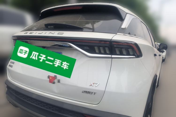 Used BAIC Beijing X7 2020 1.5TD DCT ZhiShang Edition Rear Right 45 Deg