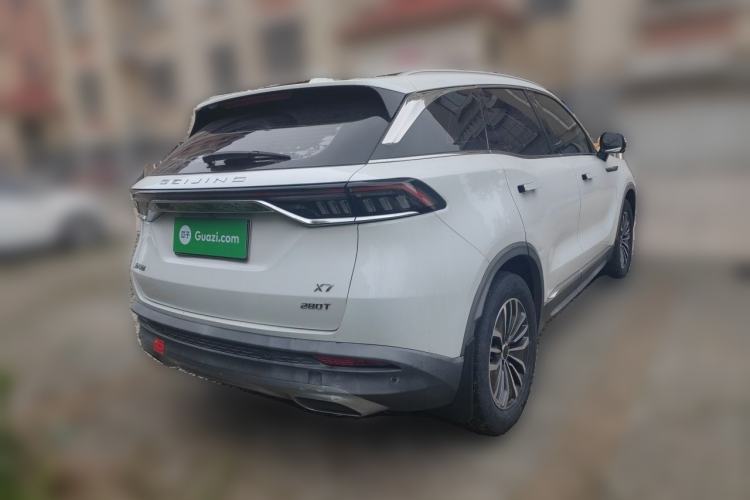 Used BAIC Beijing X7 2020 1.5TD DCT ZhiShang Edition Rear Right 45 Deg